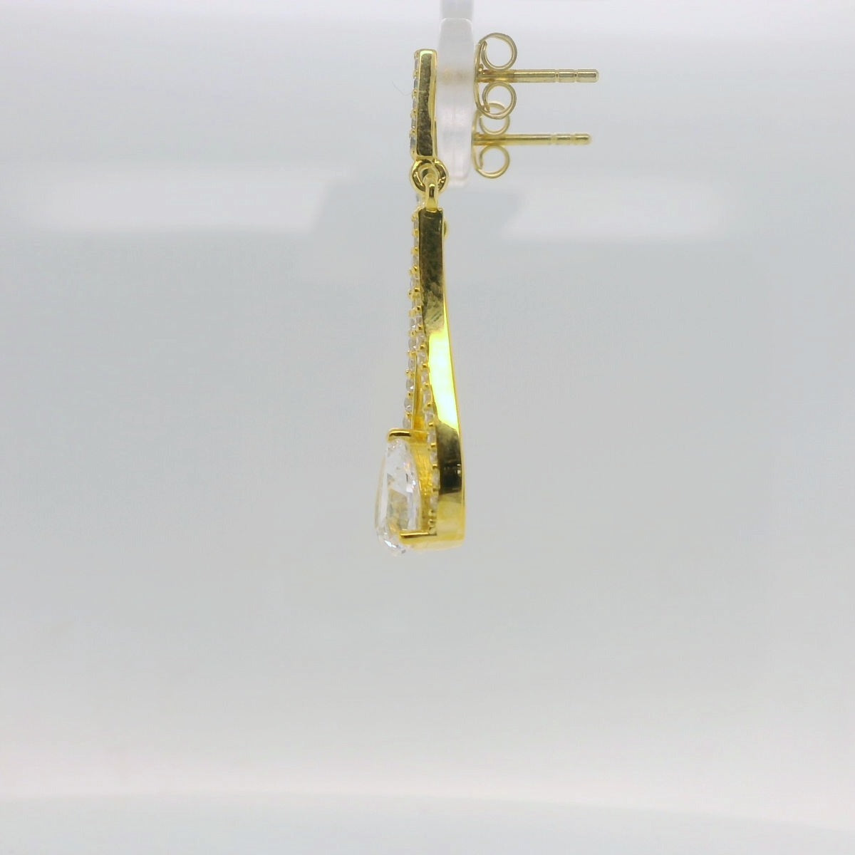 Yellow Teardrop Earring