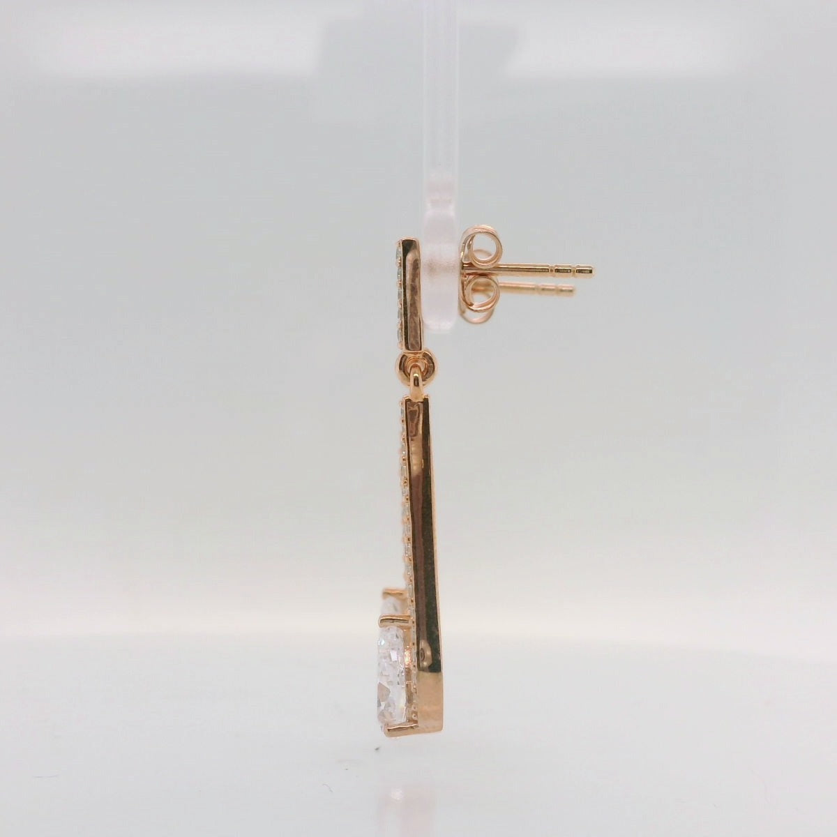 Rose Teardrop Earring