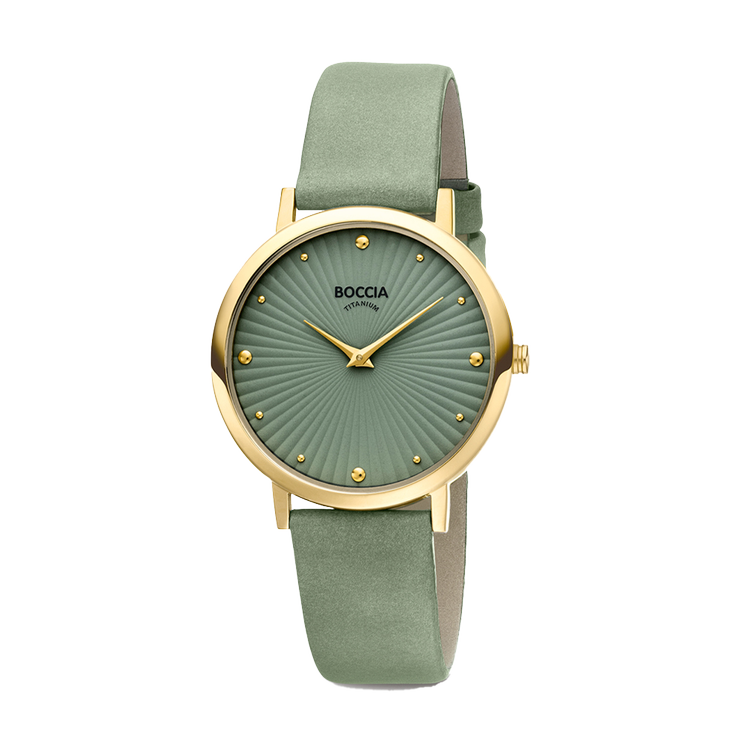 BOCCIA Ladies Sage Green Watch