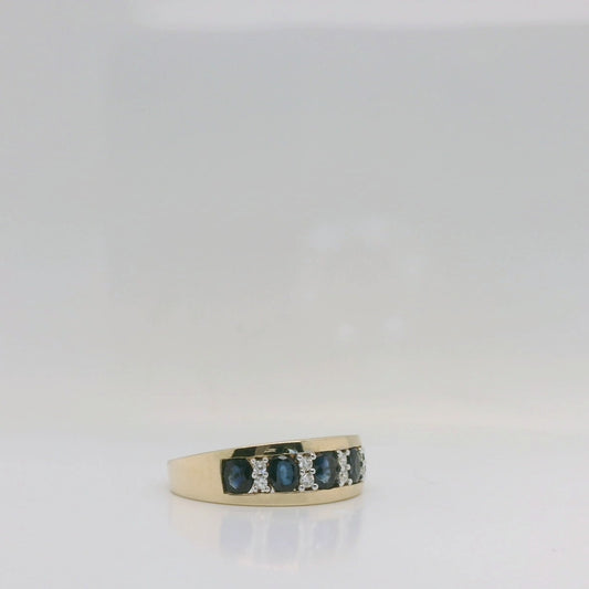 Sapphire & Diamond Dress Ring
