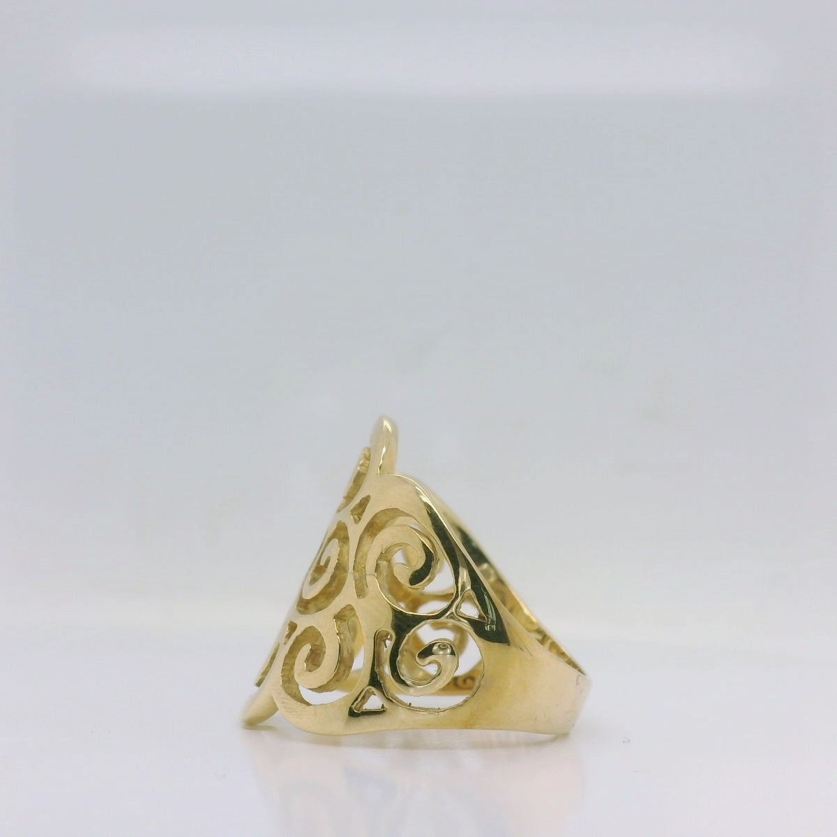 Cut Out Scroll Ring