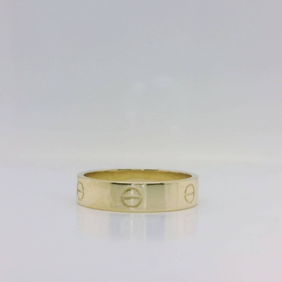Gold Lock Ring