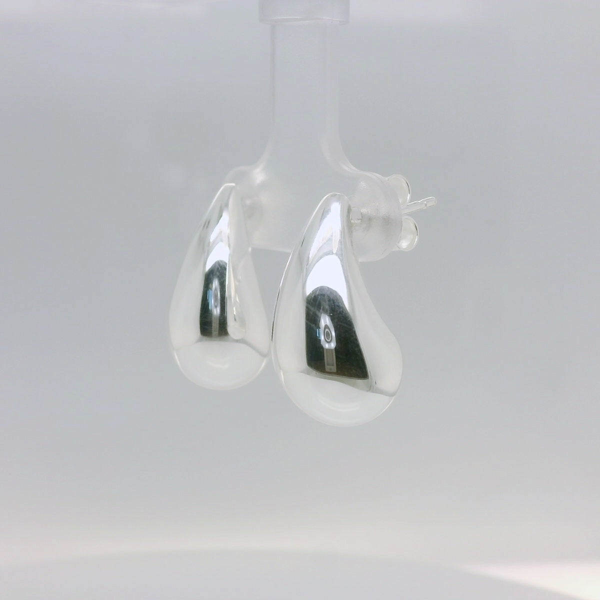 Silver Raindrop Earrings
