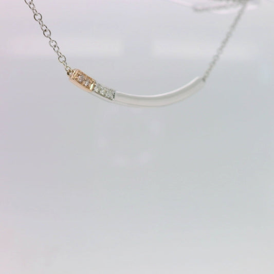 Two-Tone Bar Necklace