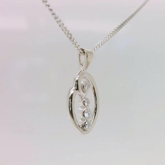 4 Diamond Pendant