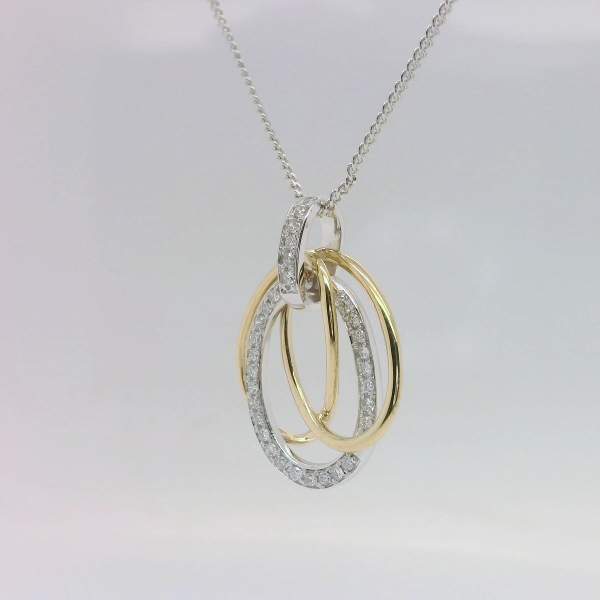 Triple Diamond Pendant