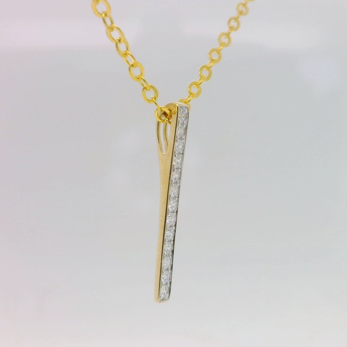 Diamond Bar Pendant