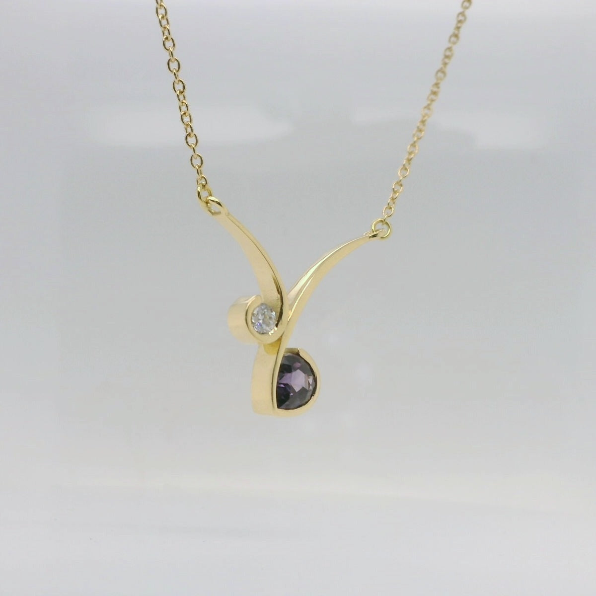 Sapphire & Diamond Pendant