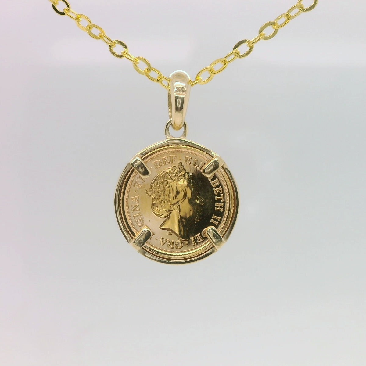 Limited Edition Queens Head Coin Pendant