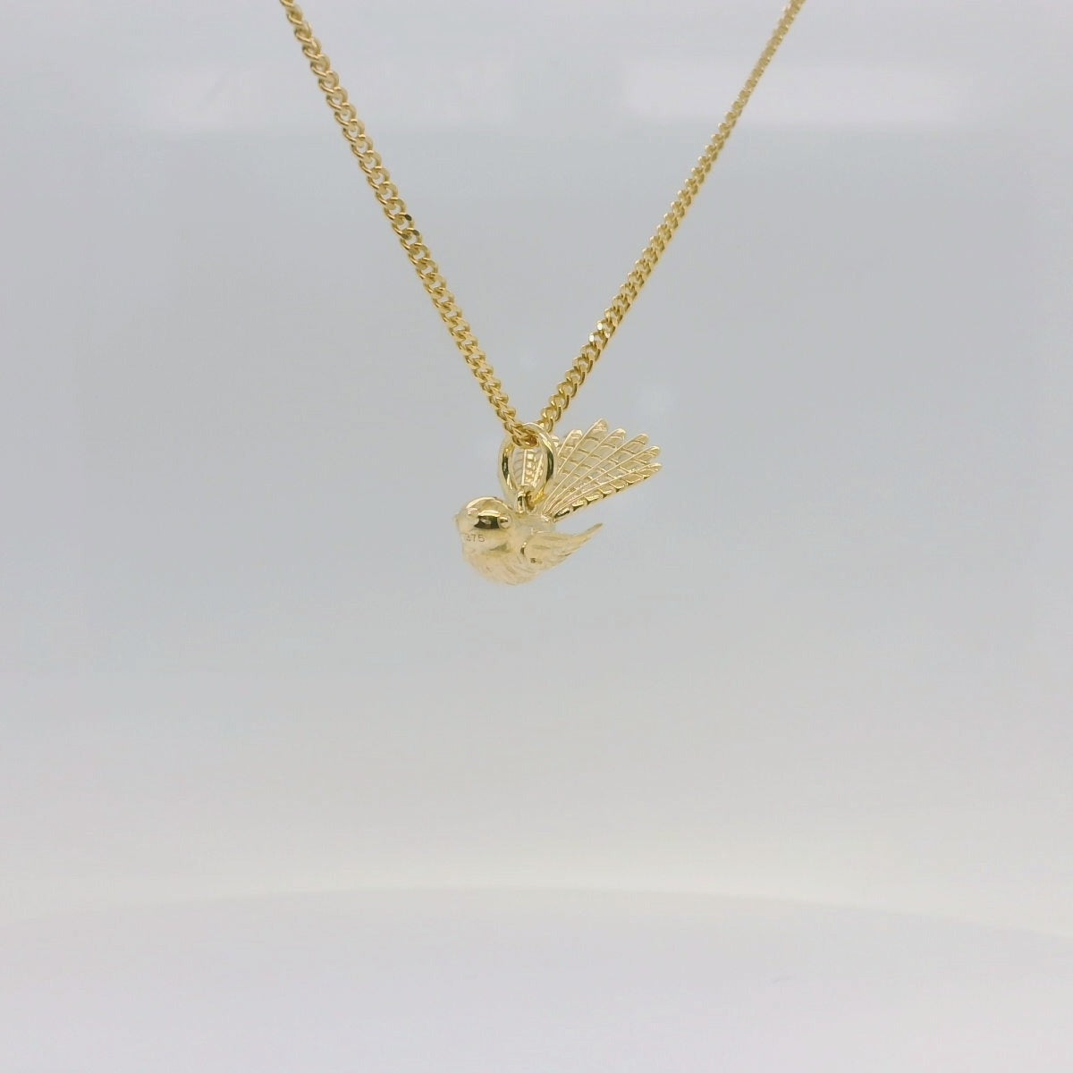 Gold Fantail Necklace