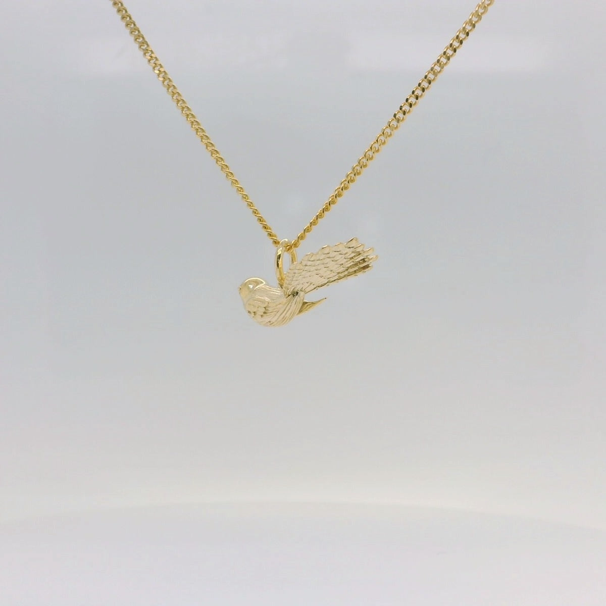 Gold Fantail Necklace