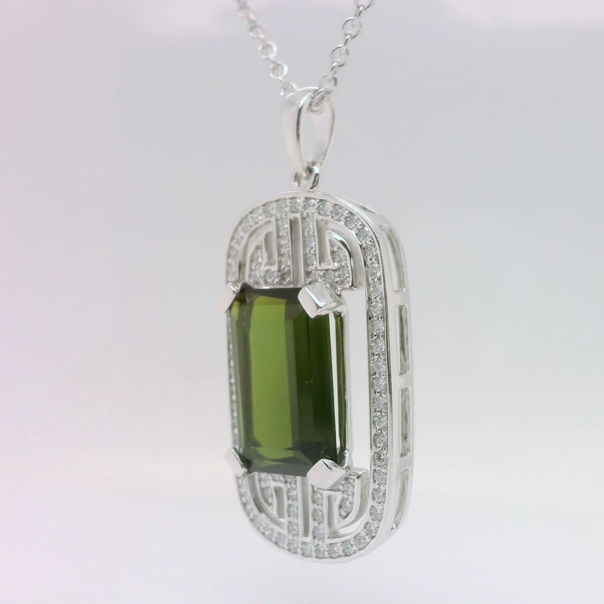 Green Tourmaline Pendant