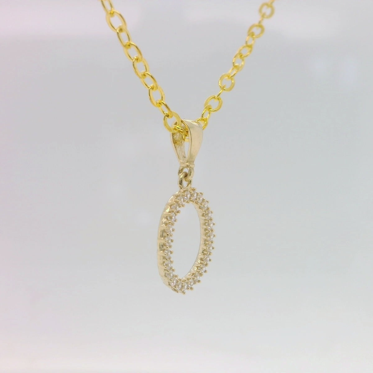 Circle CZ Pendant