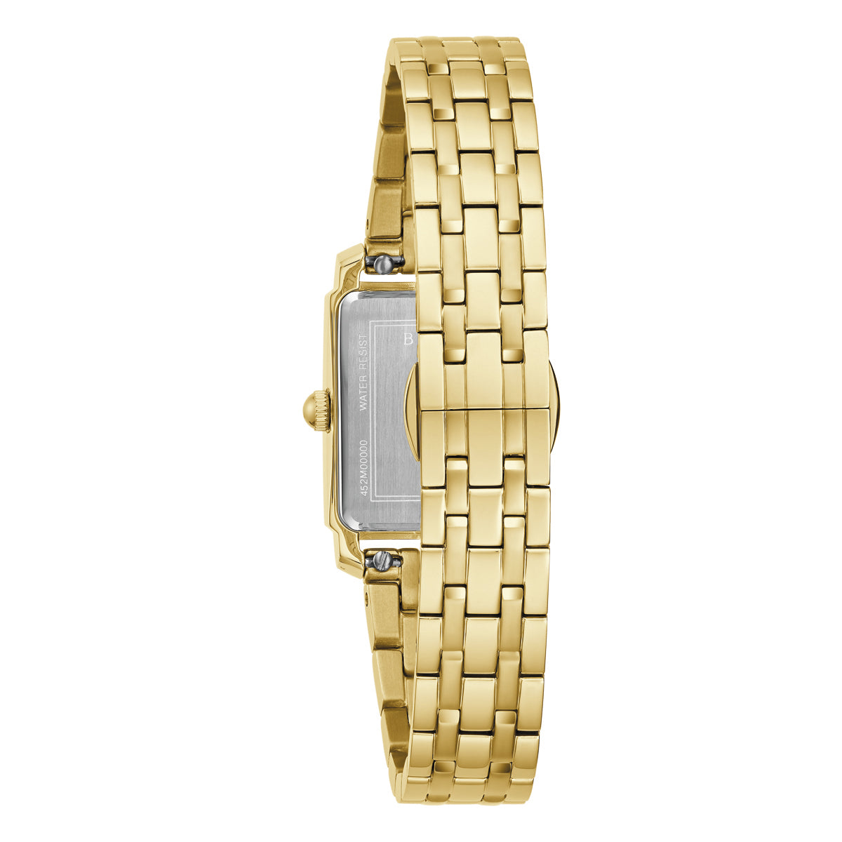 Bulova Ladies Rectangle Classic Sutton - Gold-Tone