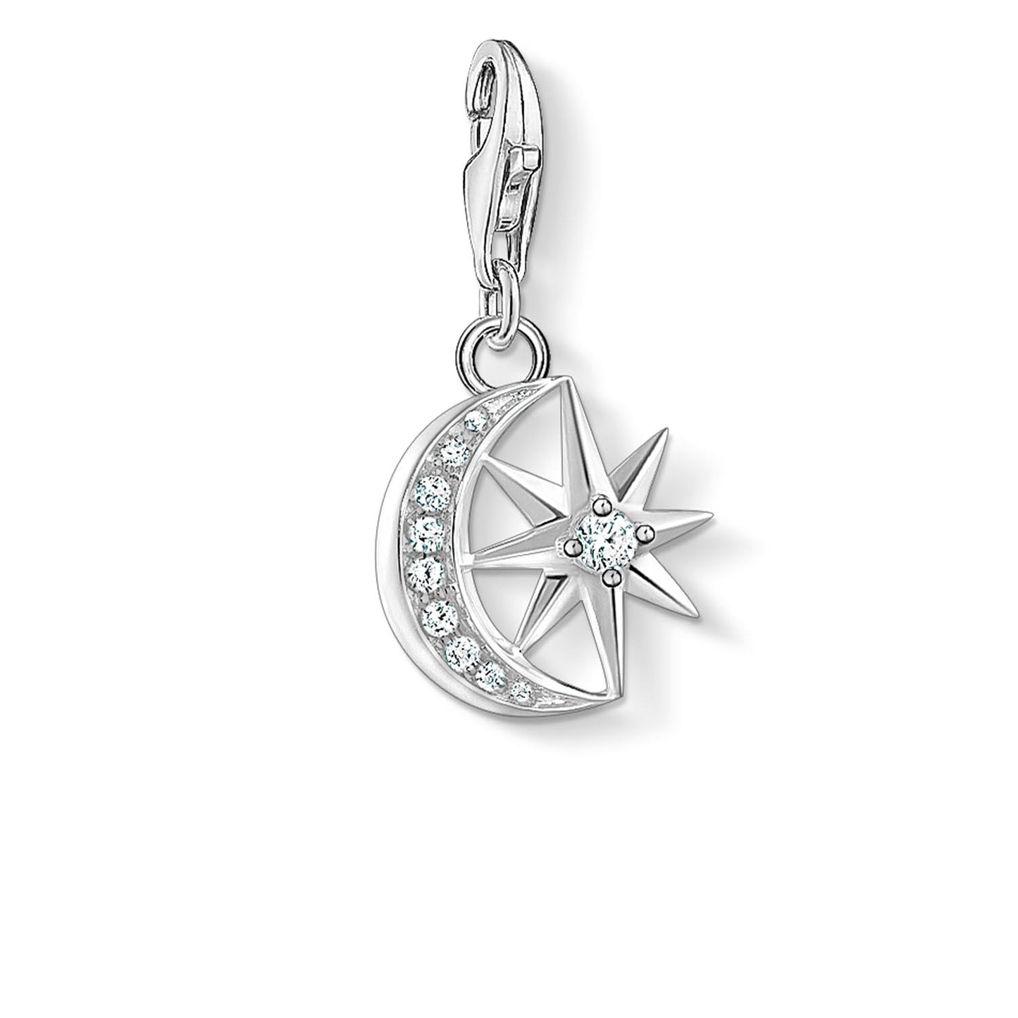 Charm Pendant Star & Moon