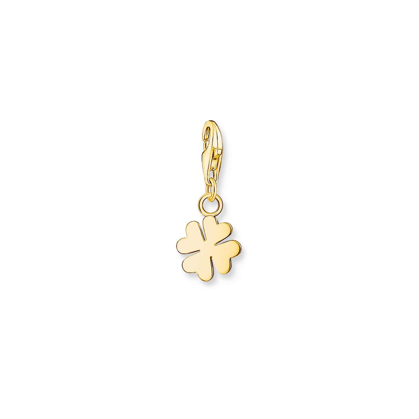 Charm Pendant Cloverleaf Gold Plated