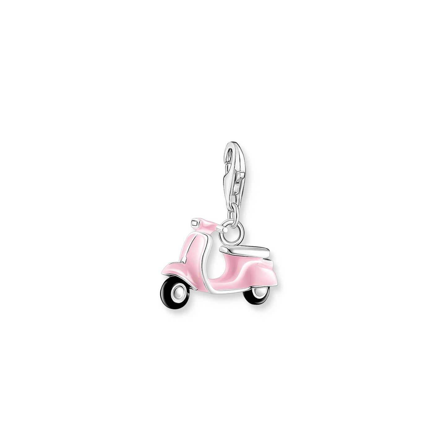 Charm Pendant Scooter Silver
