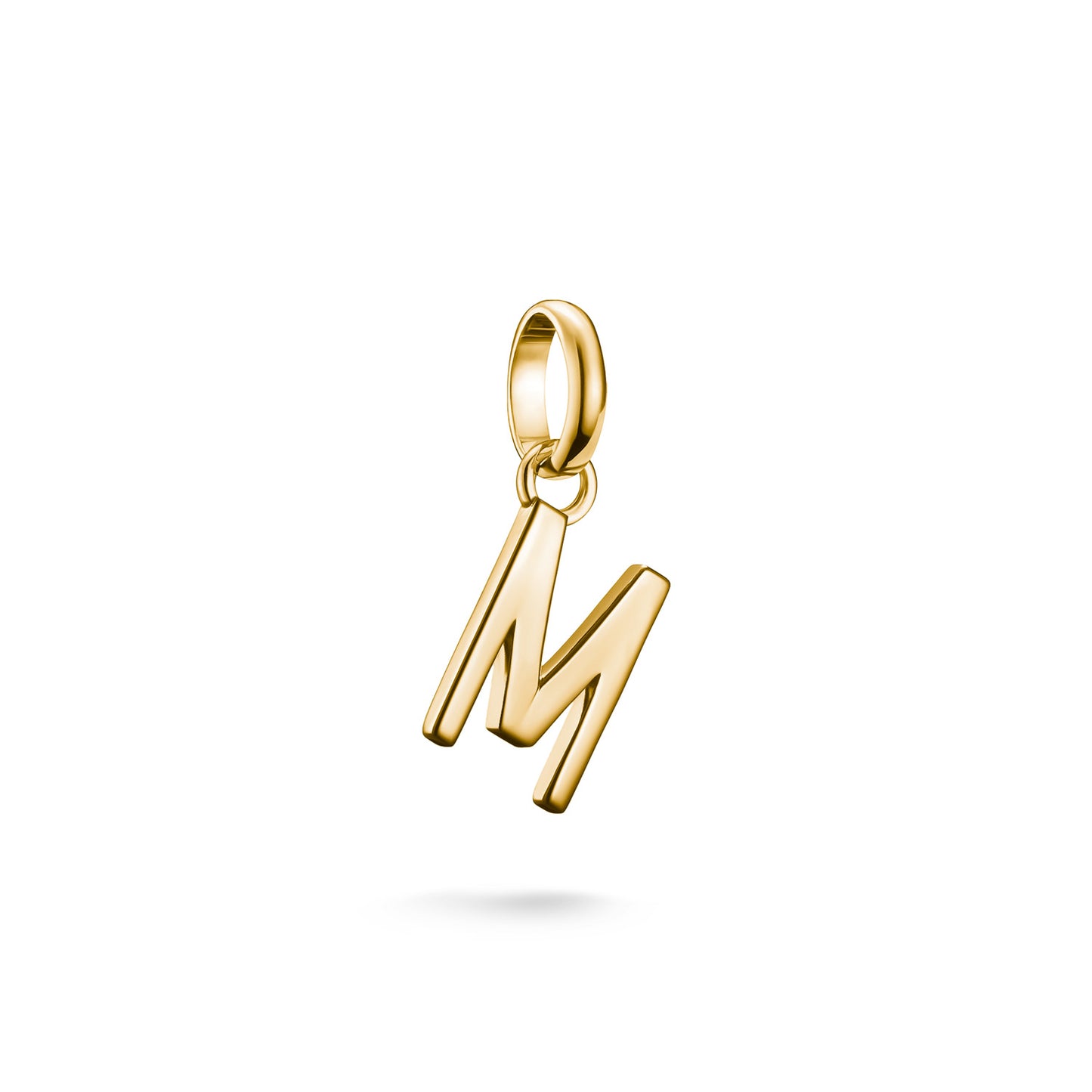 Connect Charm Letter M Gold