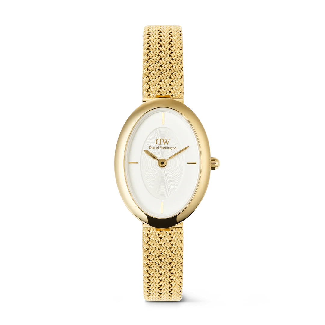 Juliette Braided Mesh Gold Watch