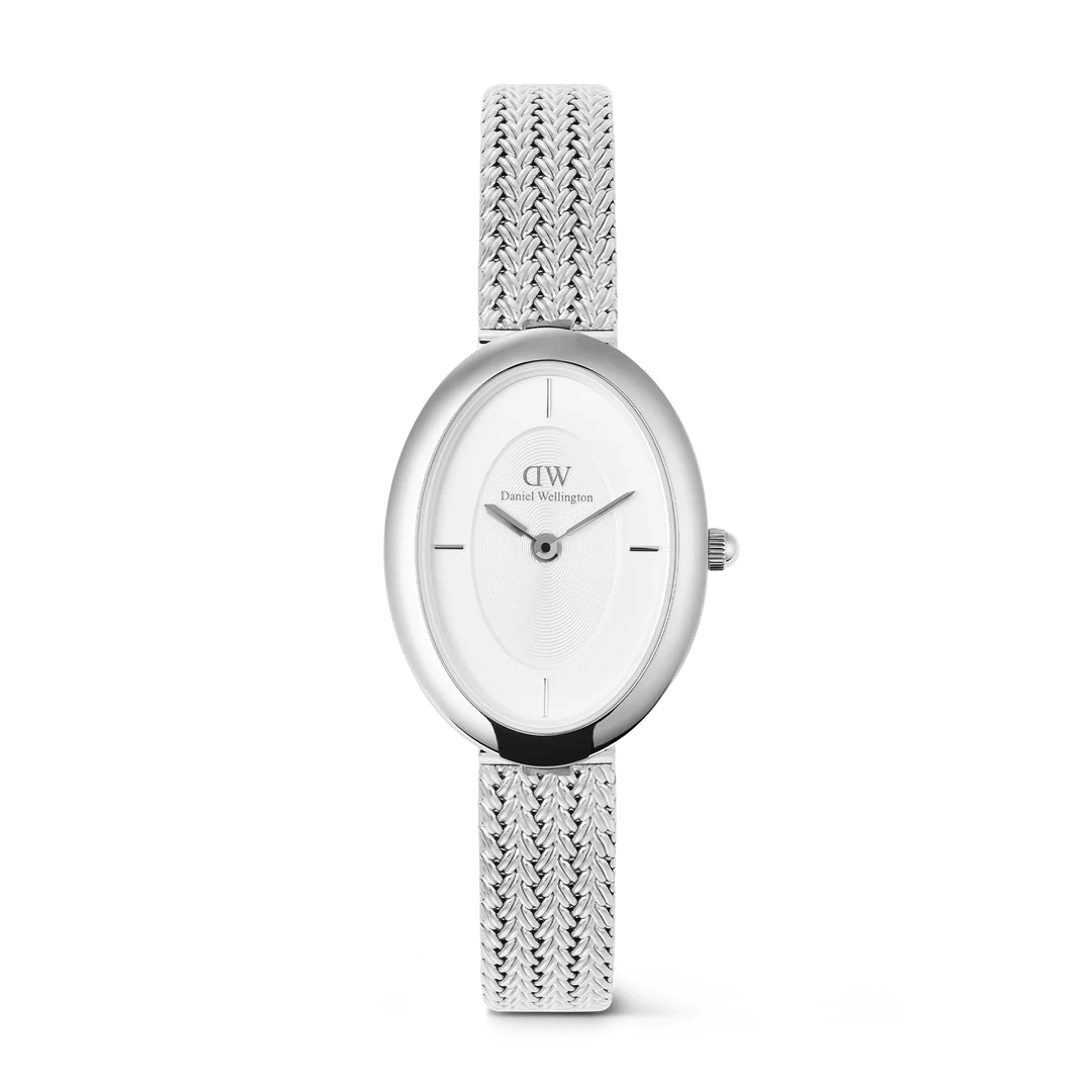 Juliette Braided Mesh Silver Watch