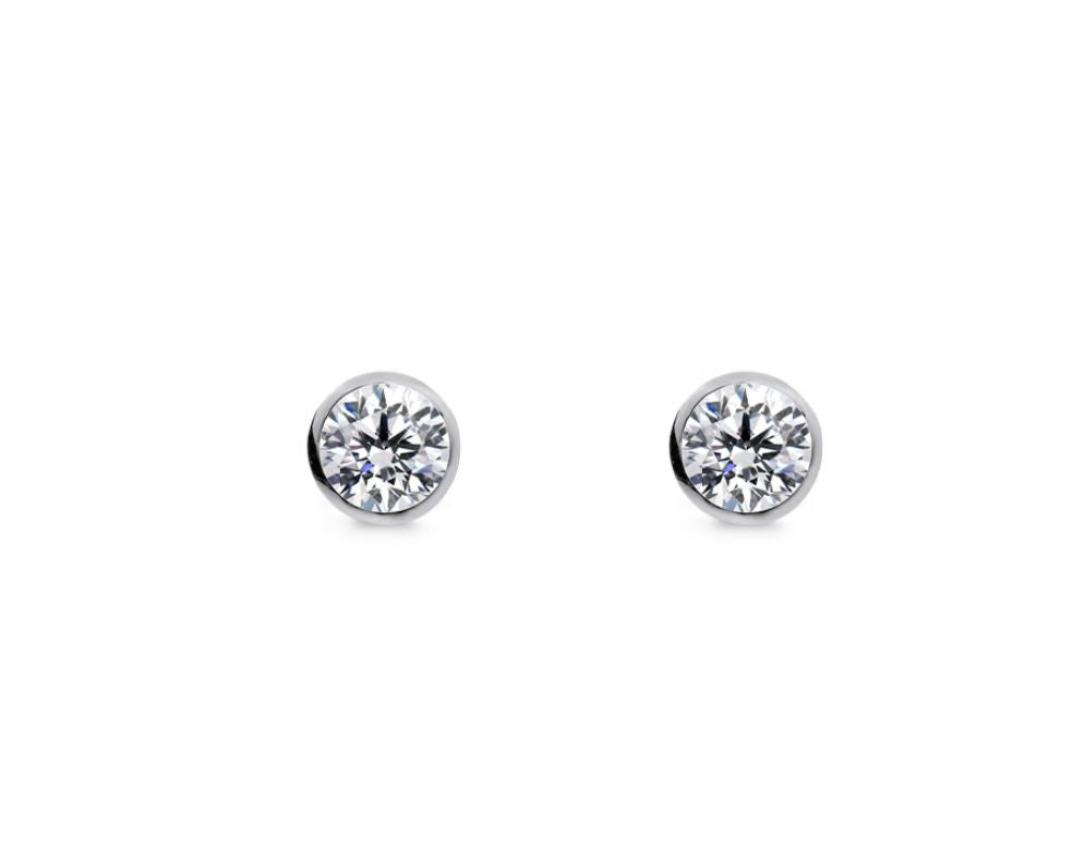 Large Rub Set CZ Studs