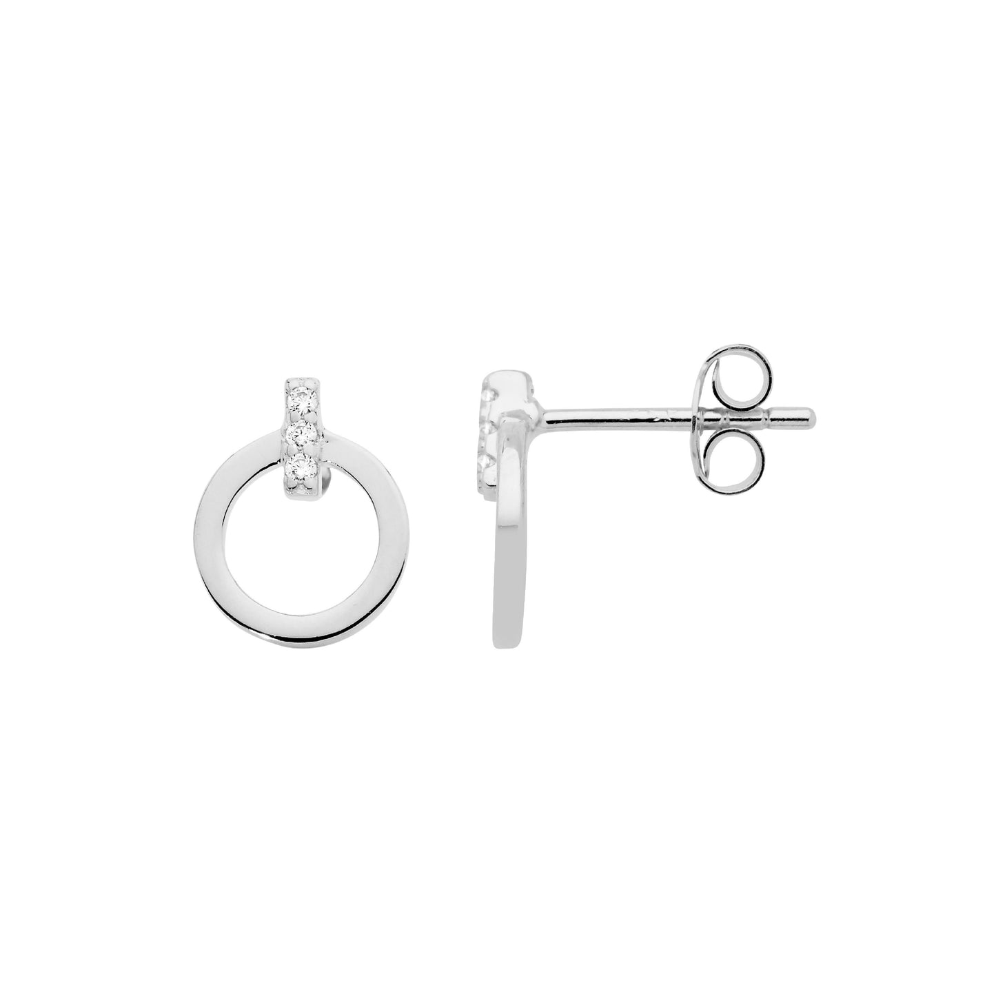 Open Circle Studs