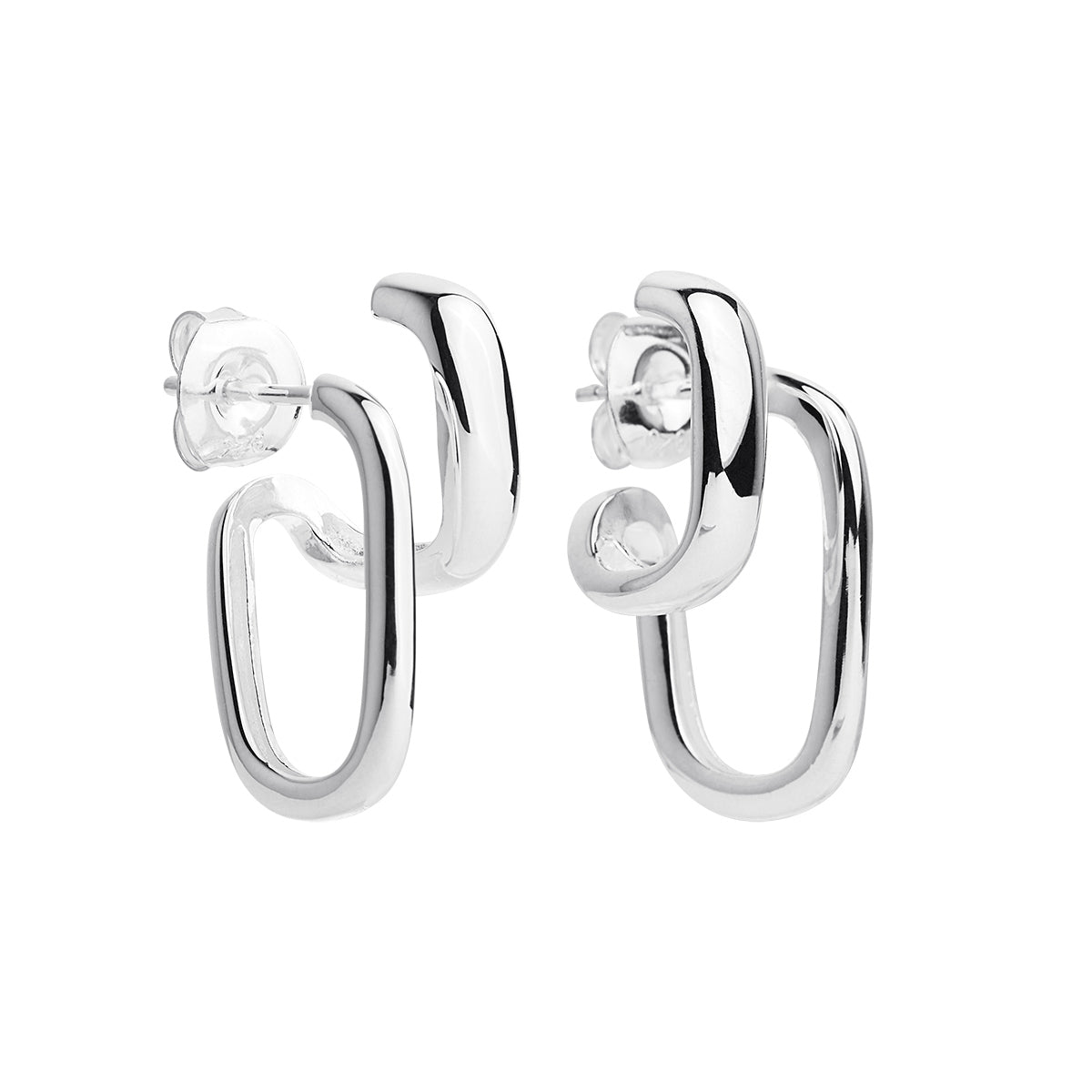 Silver Illusionist Earring