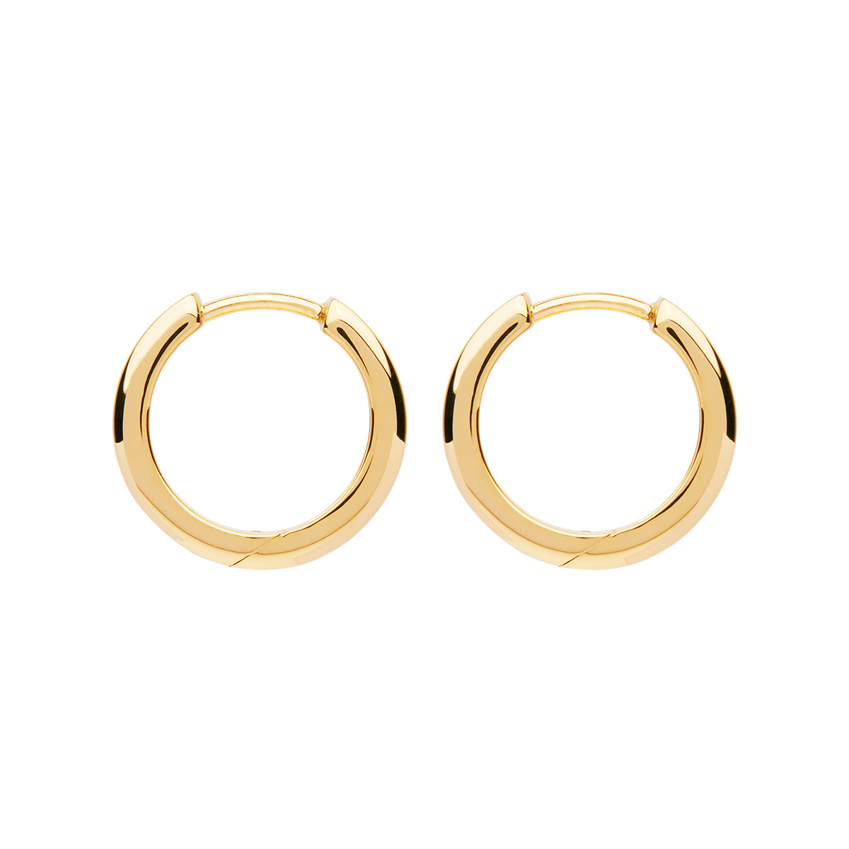 Yellow Stella Huggie Earrings