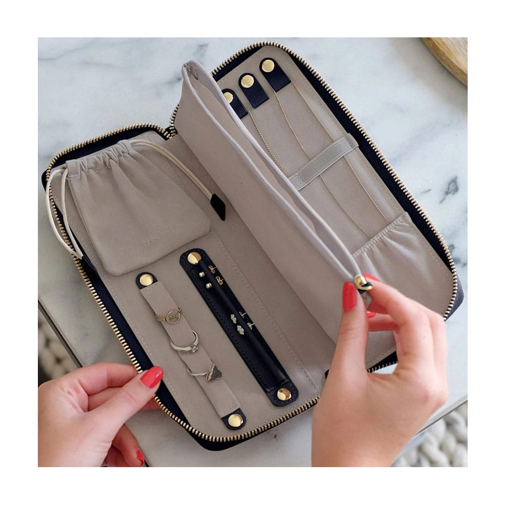 Navy Jewellery Wallet