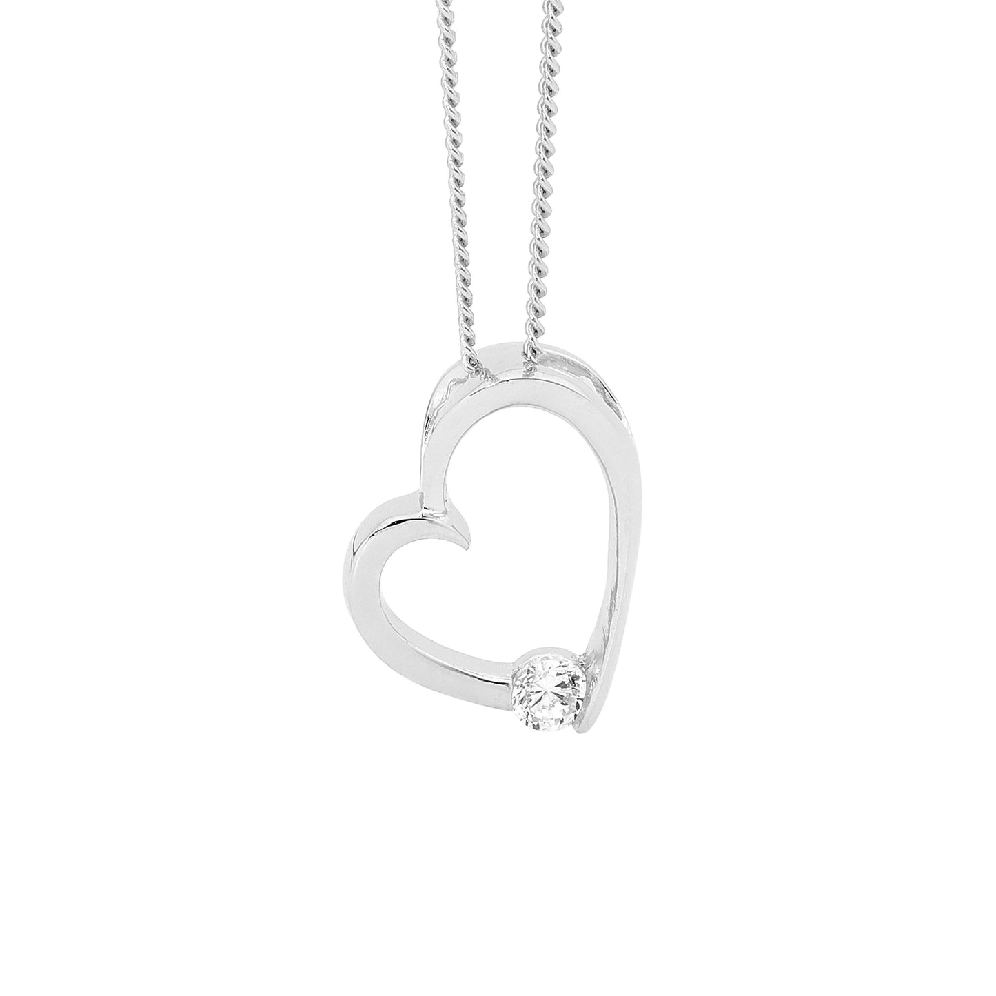 Silver Heart Necklace