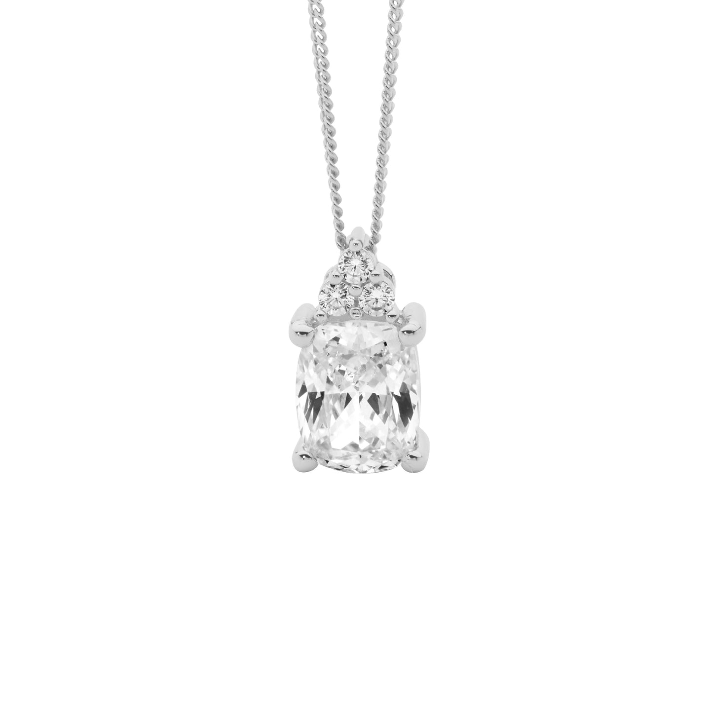 Sterling Silver Cubic Zirconia Pendant