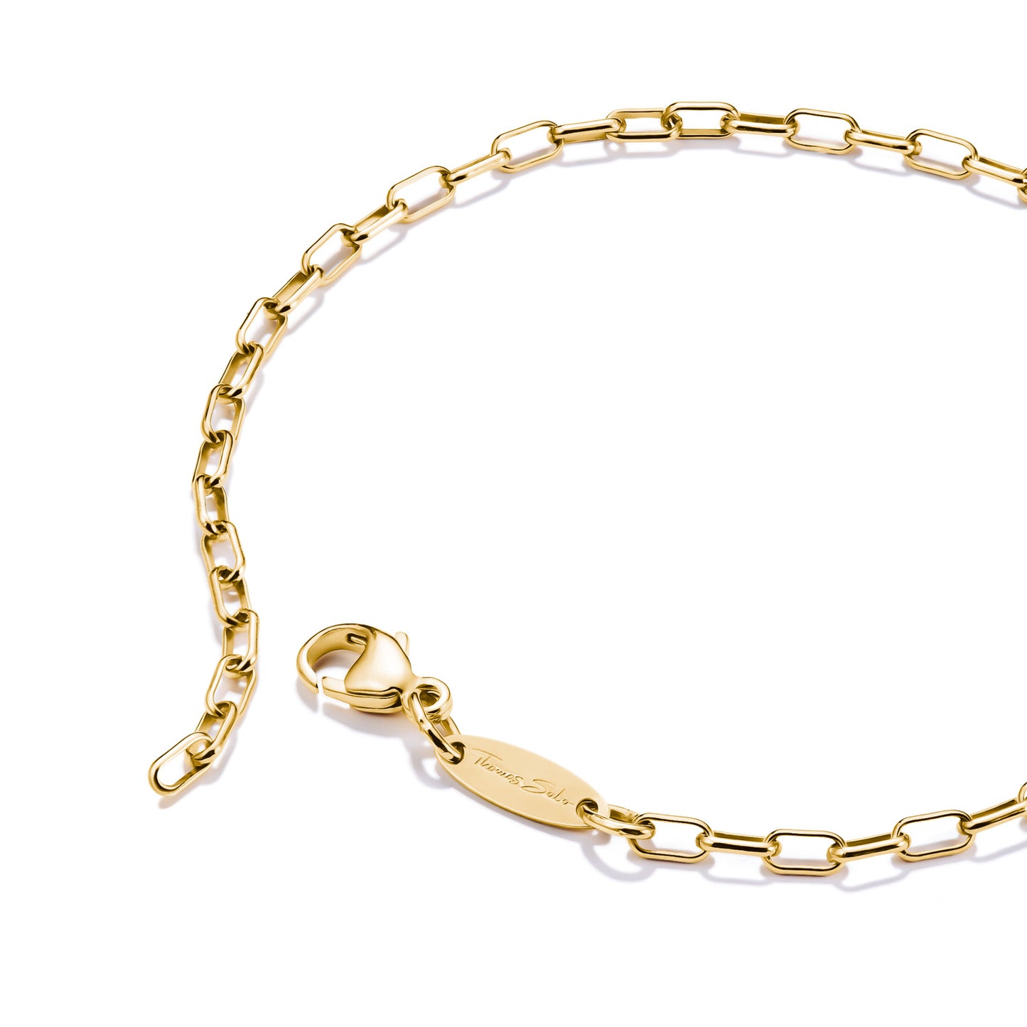 Charm Bracelet Paperclip - Gold Plated