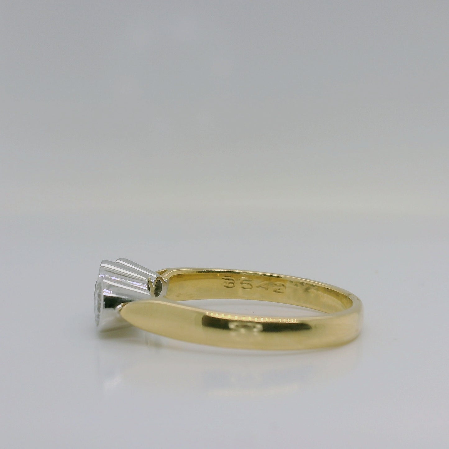 Lab Diamond Three-Stone Ring