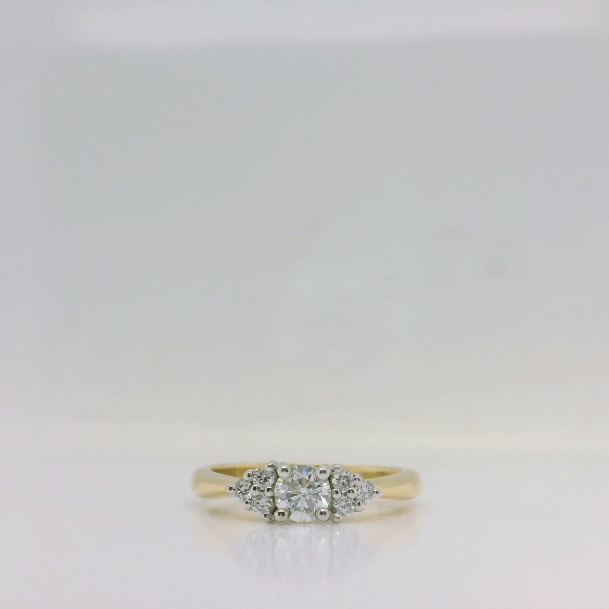 7 Diamond Cluster Ring
