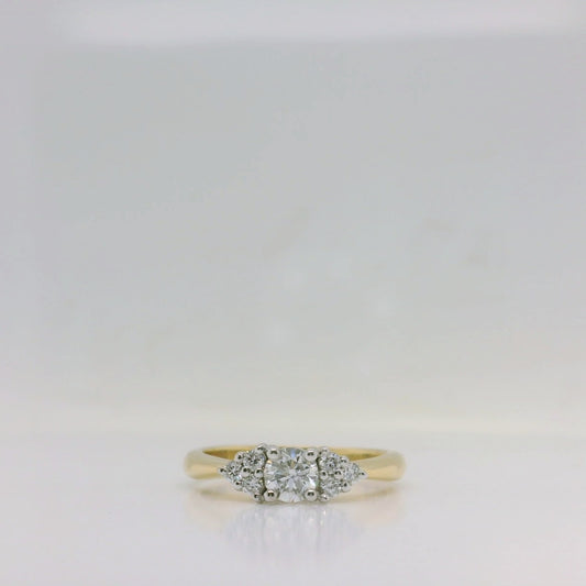 7 Diamond Cluster Ring