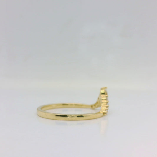 Yellow Wishbone Ring