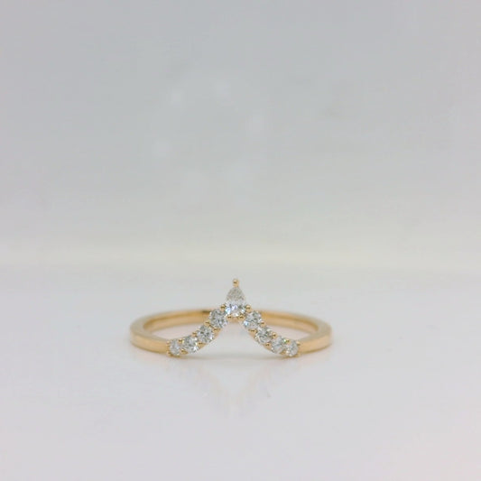 Rose Gold Wishbone Ring