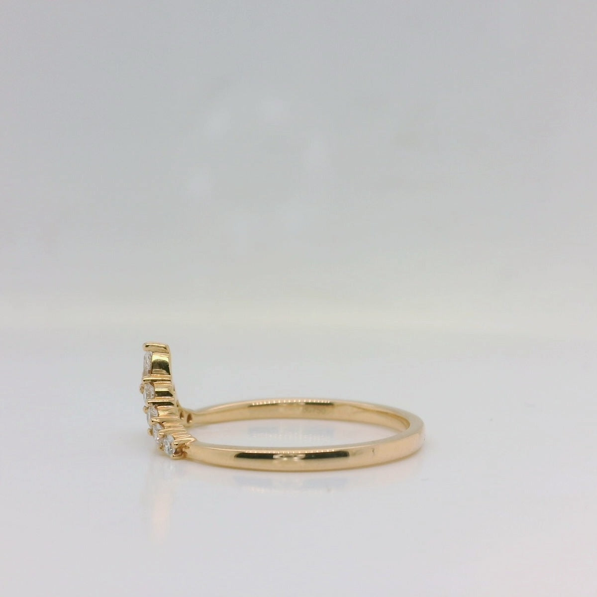 Rose Gold Wishbone Ring