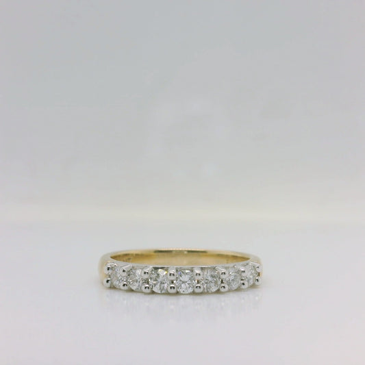 7 Diamond Claw Set Ring