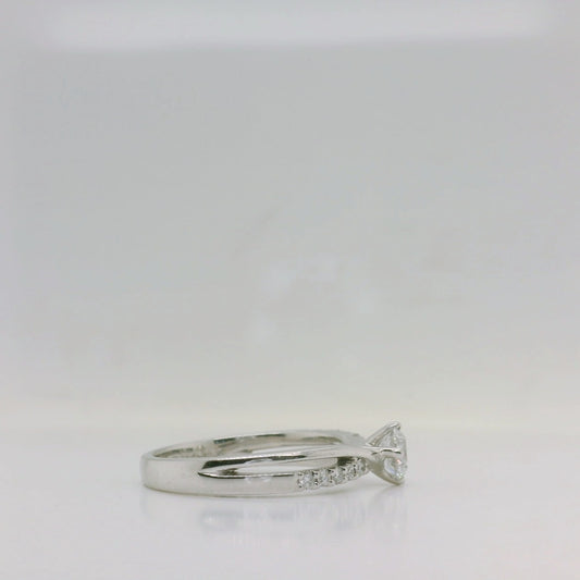 Diamond Double Crossover Ring