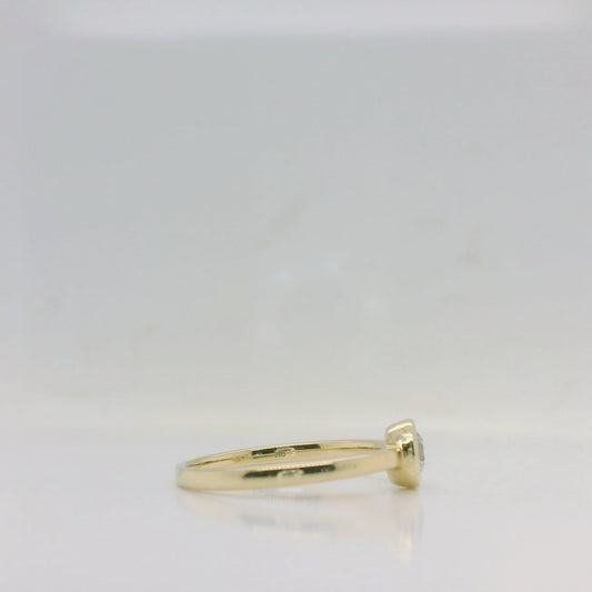 Bezel Set Solitaire Ring