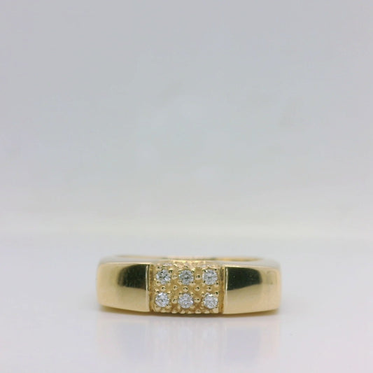 Rectangle Diamond Ring