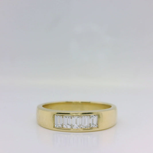Baguette Channel Set Ring