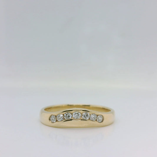 Curved Channel Ring