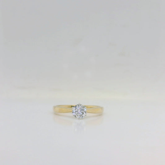 Lab Diamond Solitaire Ring