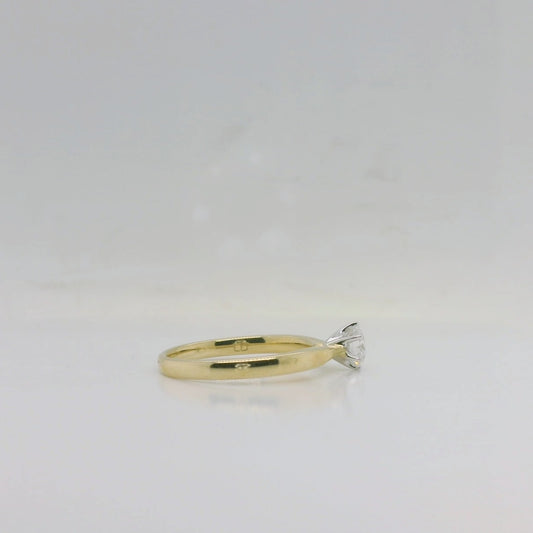 Lab Diamond Solitaire Ring