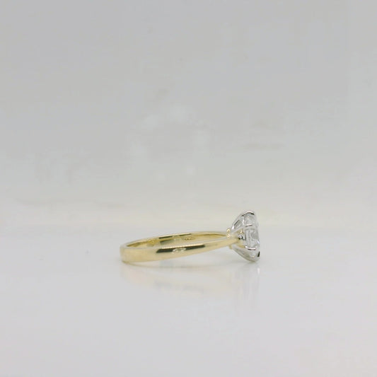 Lab Diamond Solitaire Ring 1.52ct