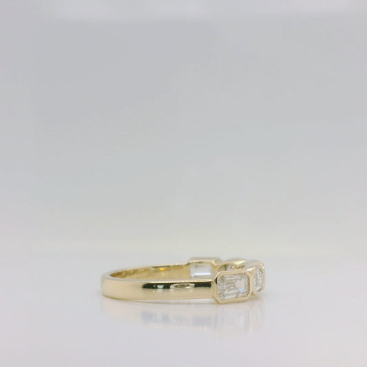 Lab Diamond Bezel Set Band