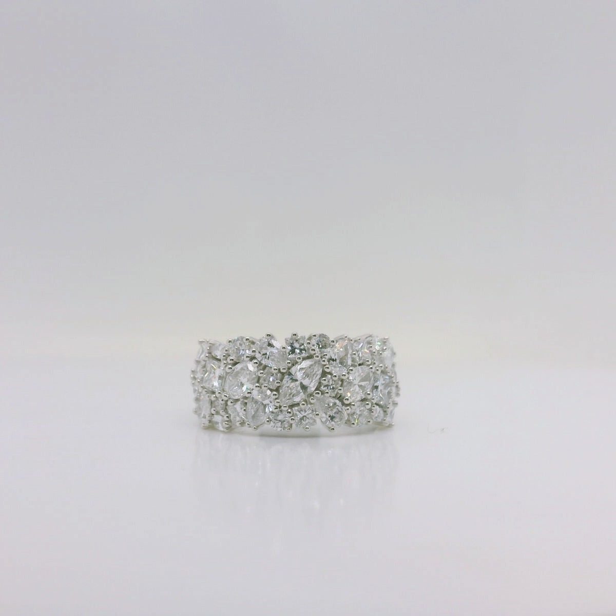 Lab Grown Diamond Cluster Ring