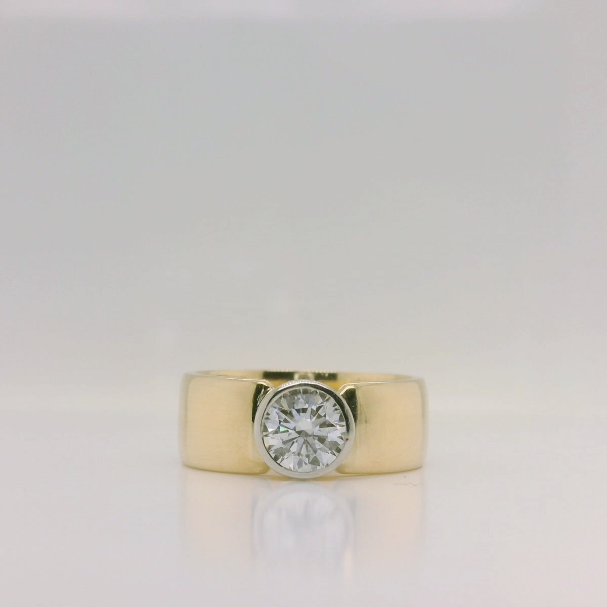Lab Diamond Solitaire Ring